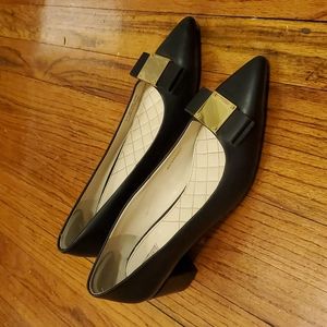 Cole Haan Black Bow Pumps - Size 10.5